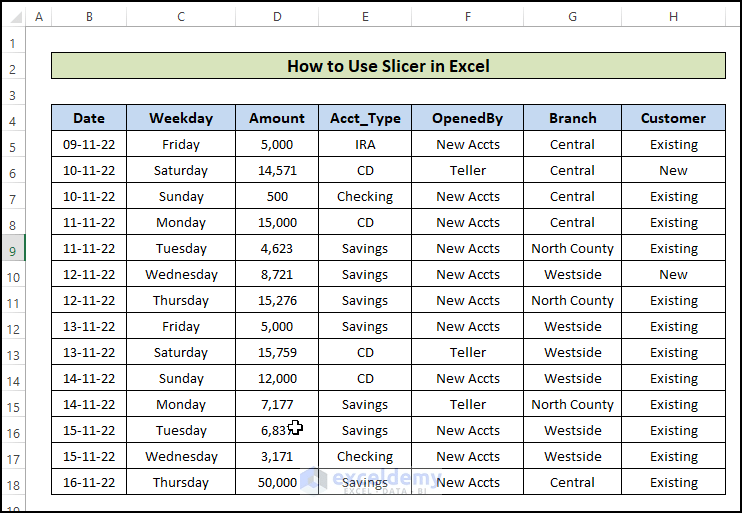 How to Use Slicer in Excel (Examples & Customizations)