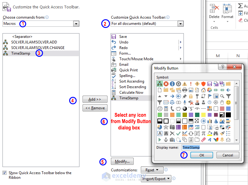 How to add a macro to your Quick Access toolbar in Excel