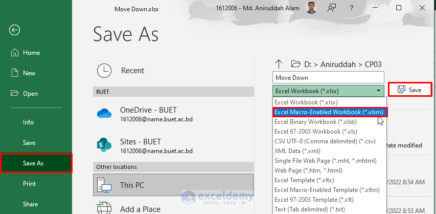 How to Save Macro in Excel (with Easy Steps) - ExcelDemy