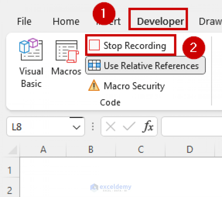 How to Use Relative Reference in Excel Macro (with Easy Steps)