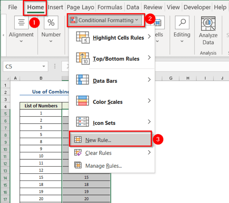 How to Make FOR Loop in Excel Using Formula (3 Examples)