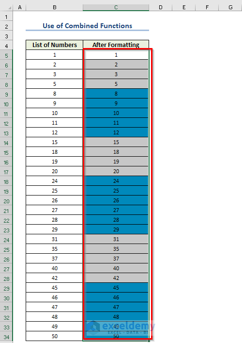 How to Make FOR Loop in Excel Using Formula (3 Examples)