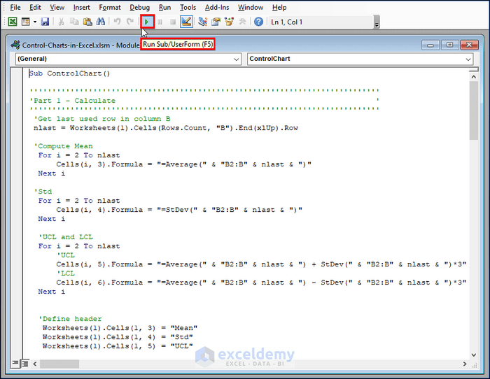 How to Create a Control Chart in Excel (2 Easy Methods) ExcelDemy