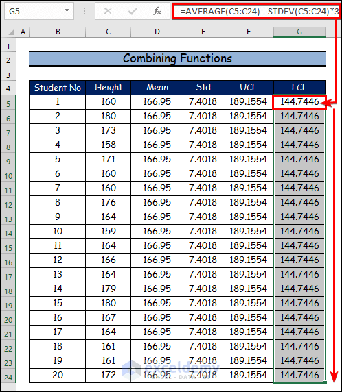 How to Create a Control Chart in Excel (2 Easy Methods) - ExcelDemy