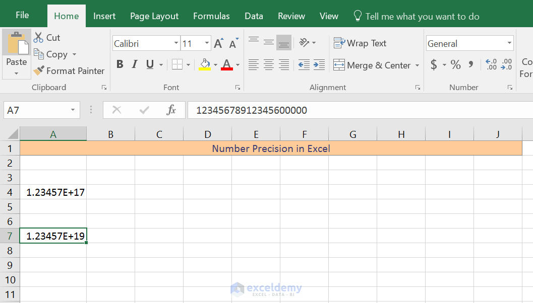 Exponential Notation E in Excel & How to Turn Off Auto Scientific Notation!