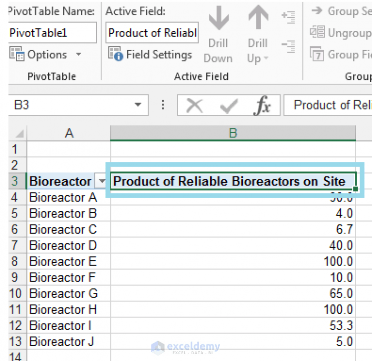 Excel Pivot Table Calculated Field (How to Insert & Edit) ExcelDemy