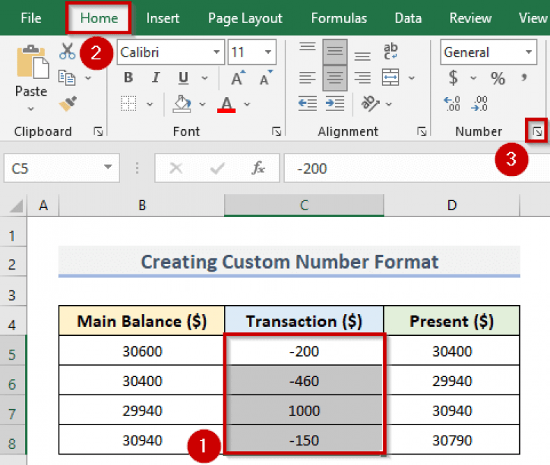 How to Make Negative Numbers Red in Excel (4 Easy Ways)