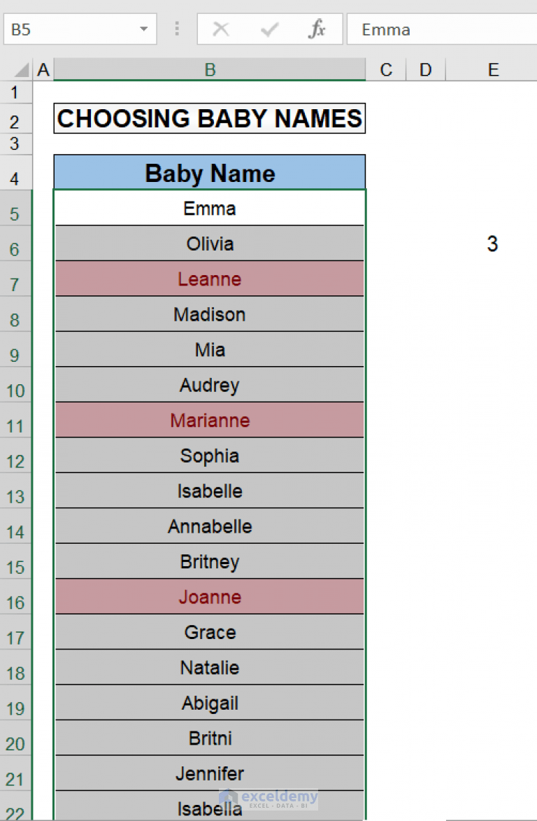 How to Use Wildcards in Excel (4 Easy Methods) ExcelDemy