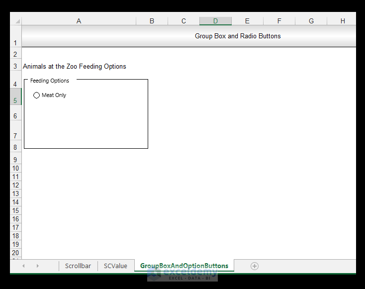 How to Use Form Controls in Excel ExcelDemy