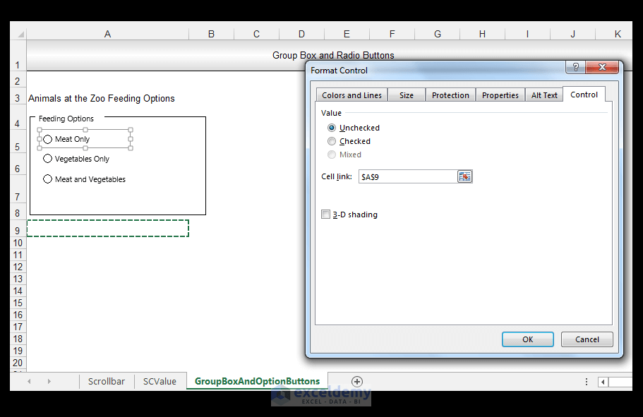 How to Use Form Controls in Excel ExcelDemy