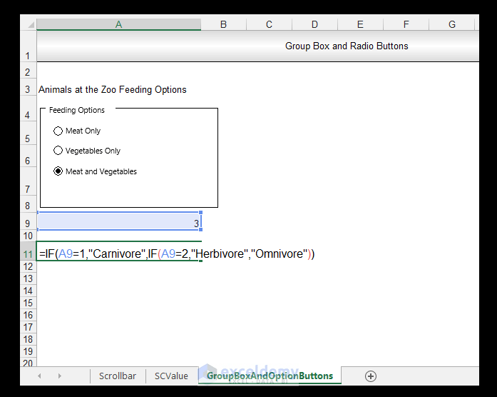 How to Use Form Controls in Excel ExcelDemy