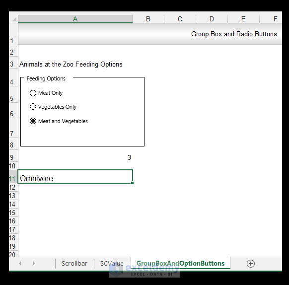 How to Use Form Controls in Excel ExcelDemy