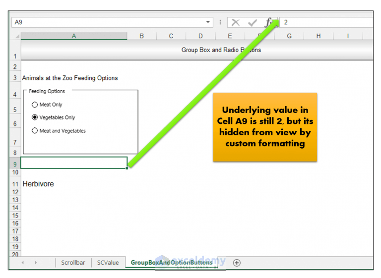How to Use Form Controls in Excel ExcelDemy