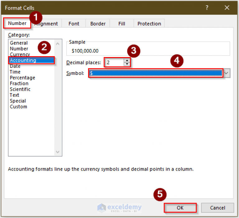 How to Apply Accounting Number Format in Excel (4 Useful Methods)