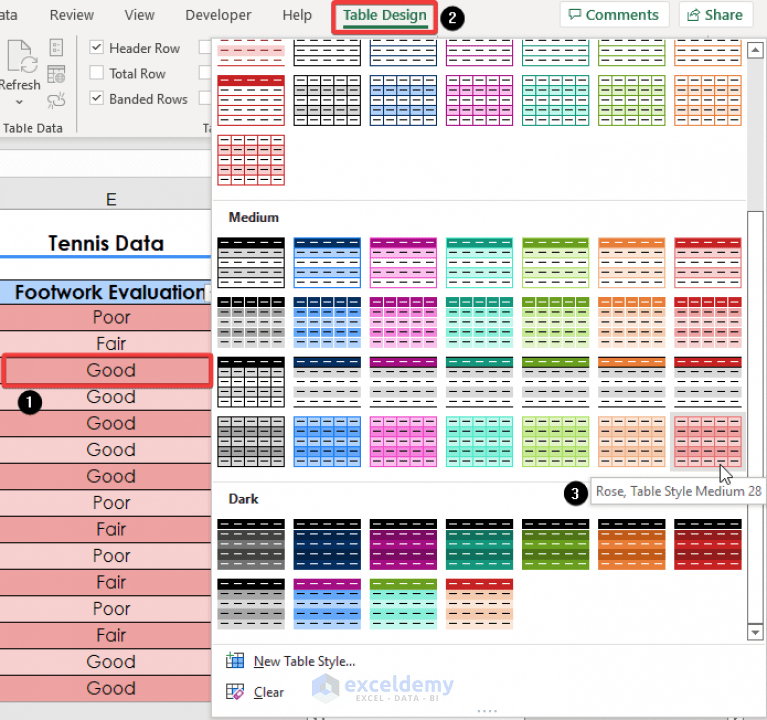 How to Make Excel Tables Look Good (8 Effective Tips)