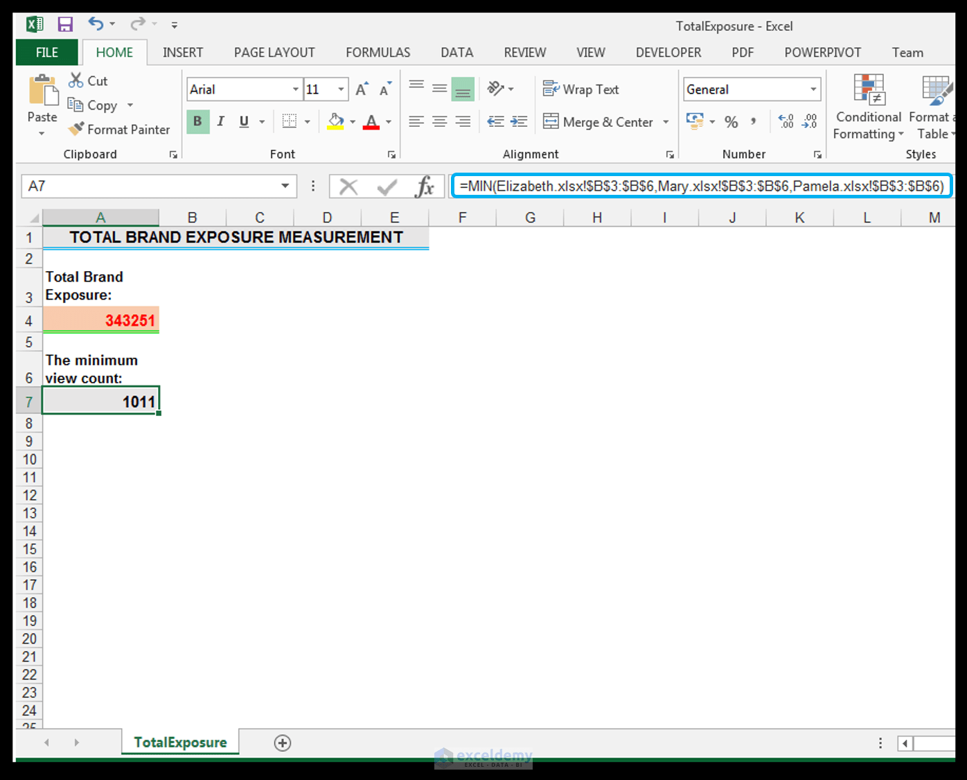 3D Referencing & External Reference in Excel ExcelDemy