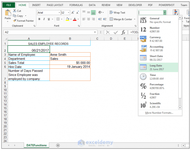 How to use the TODAY() and NOW() Functions in Excel ExcelDemy