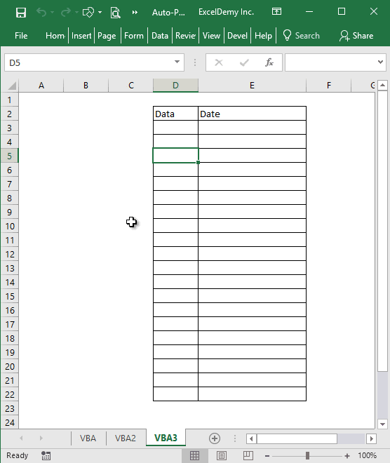 How to auto populate date in Excel when cell is updated ExcelDemy