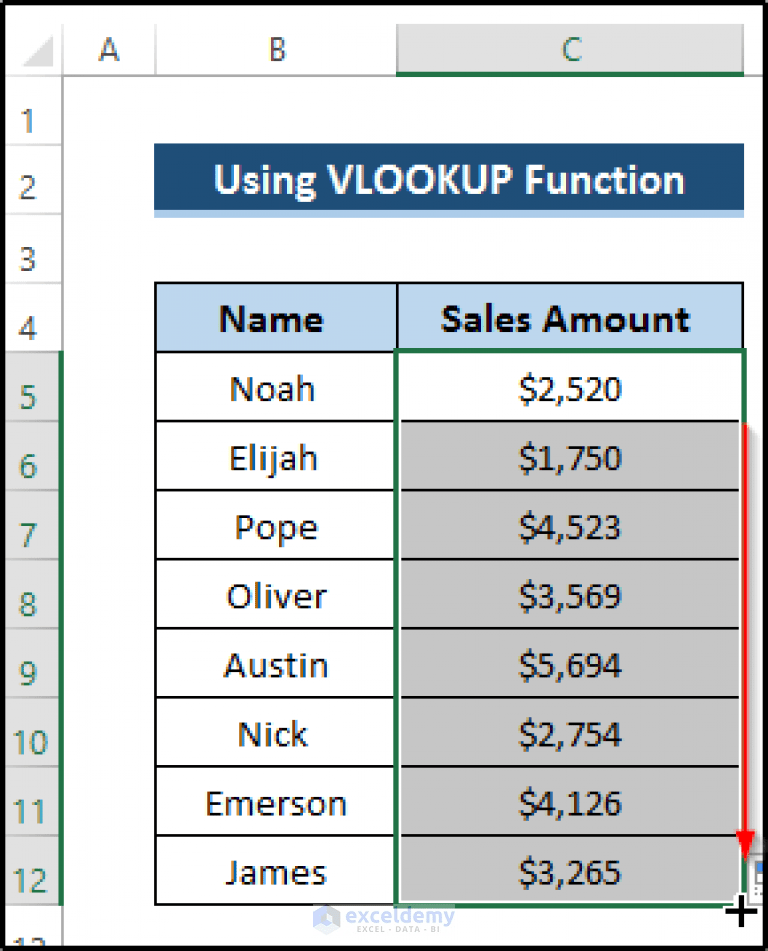 How to Get Data from Another Sheet Based on Cell Value in Excel
