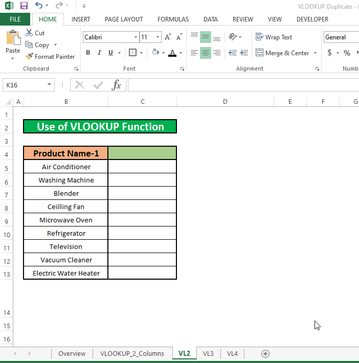 How to Find Duplicate Values Using VLOOKUP in Excel