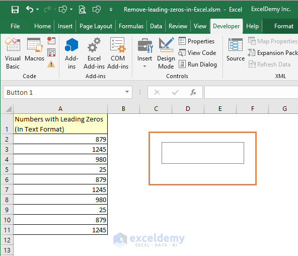 How to Remove Leading Zeros in Excel (7 Easy Ways + VBA)
