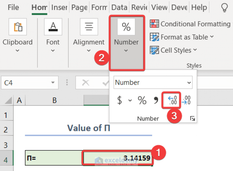How to Round Numbers in Excel Without Formula (3 Quick Ways)