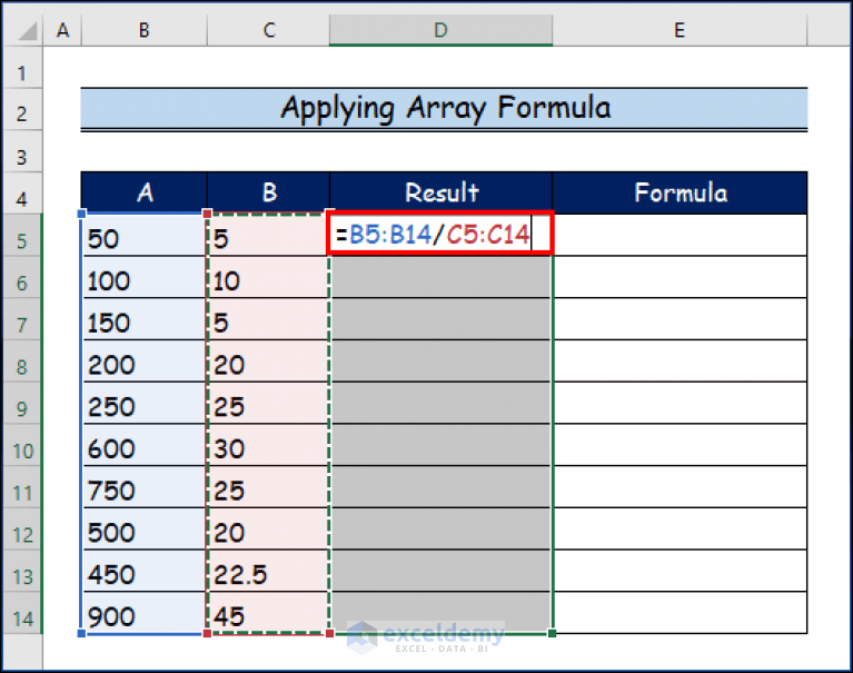 How to Divide Columns in Excel (8 Easy Ways) ExcelDemy