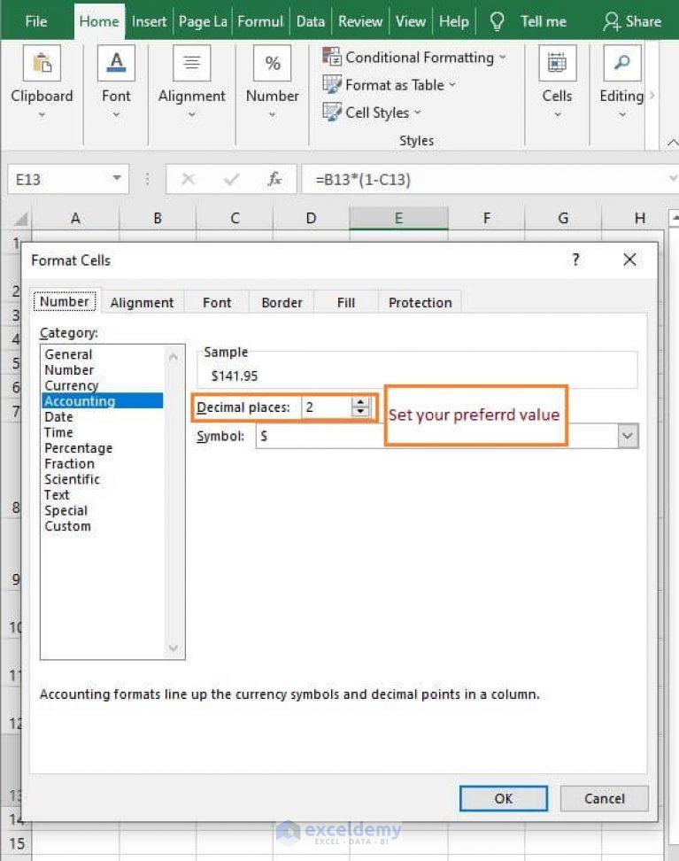 Subtract a Percentage in Excel (Easy Way) ExcelDemy