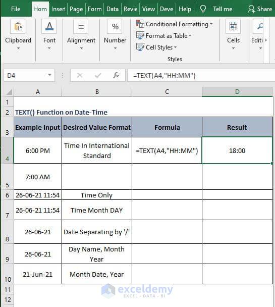 Excel Text Formula (TEXT Function) ExcelDemy