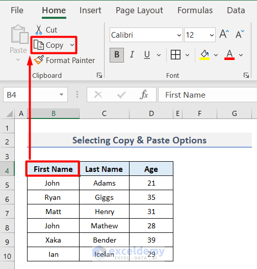 Excel Formula to Copy Cell Value to Another Cell ExcelDemy