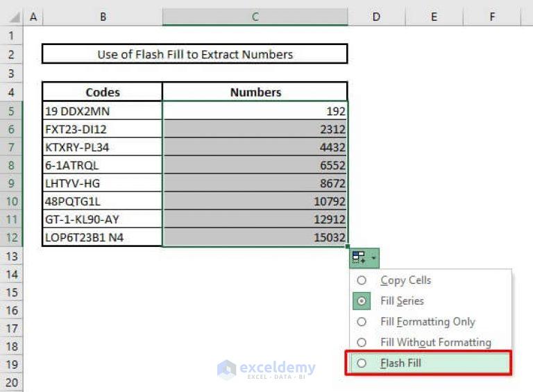 Extract Only Numbers from Excel Cell (6 Useful Methods) ExcelDemy