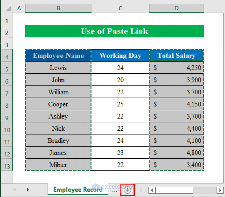 How to Automatically Update One Worksheet from Another Sheet in Excel