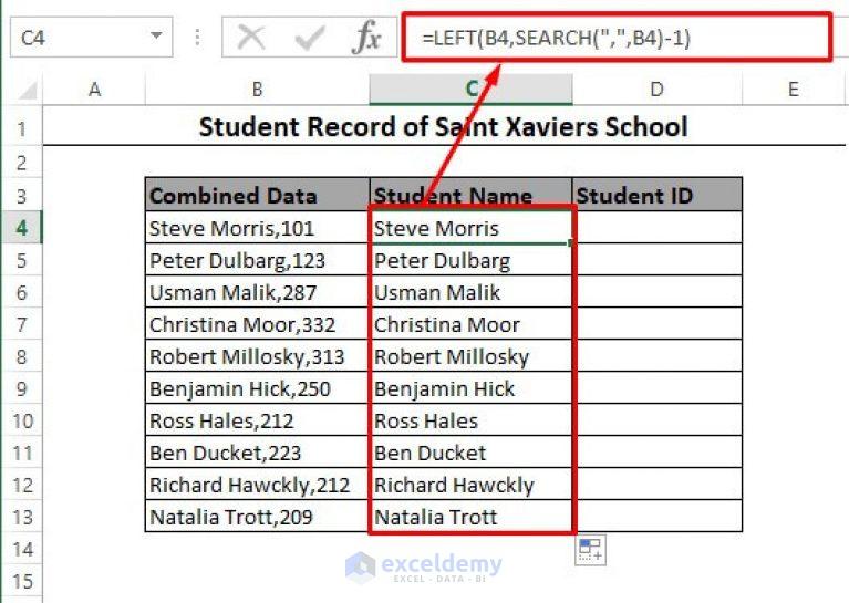 How to Separate Text and Numbers in Excel (4 Easy Ways) ExcelDemy