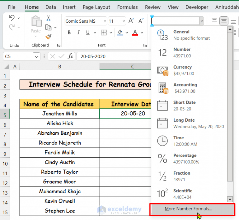 How to Insert Dates in Excel Automatically (4 Simple Tricks)
