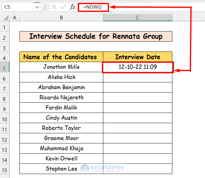 How to Insert Dates in Excel Automatically 4 Methods