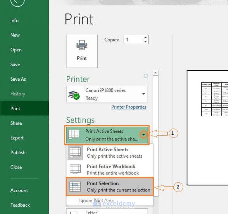 How to Print Selected Cells in Excel (2 Easy Ways) ExcelDemy