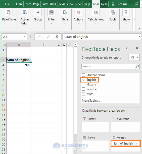 How to Find Minimum value in Excel (Formula and Pivot Table)