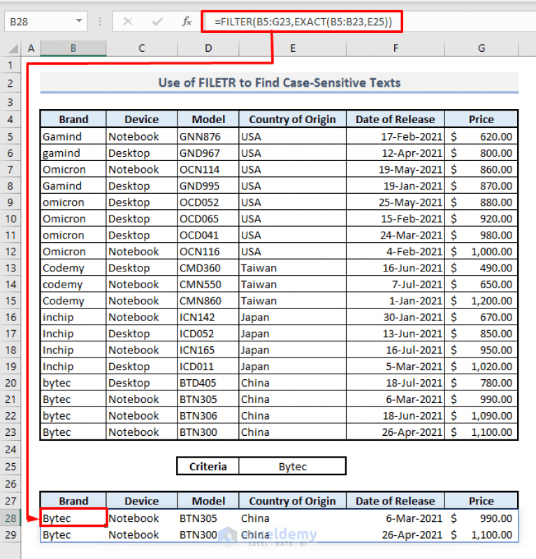 How to Filter Multiple Rows in Excel (11 Suitable Approaches) ExcelDemy