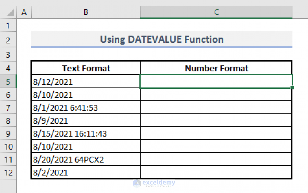 Fix Excel Date Not Formatting Correctly (8 Quick Solutions) ExcelDemy
