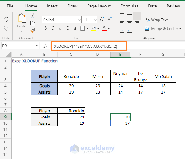How to use XLOOKUP function in Excel (7 Examples) ExcelDemy