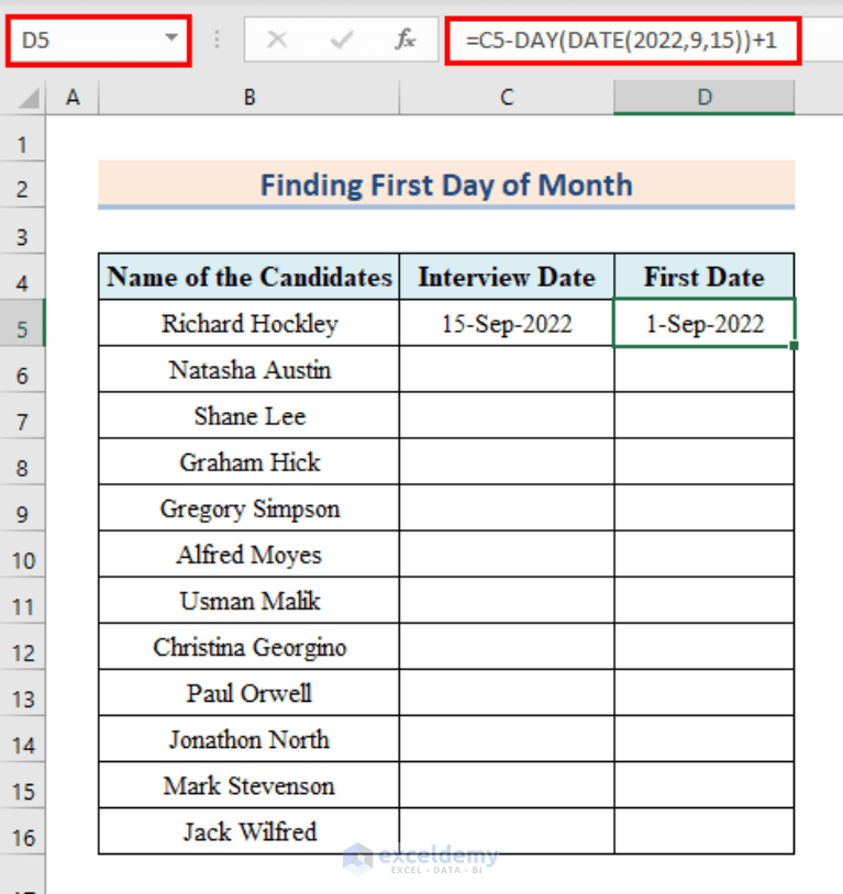 How to Use DATE Function in Excel (10 Ideal Examples)