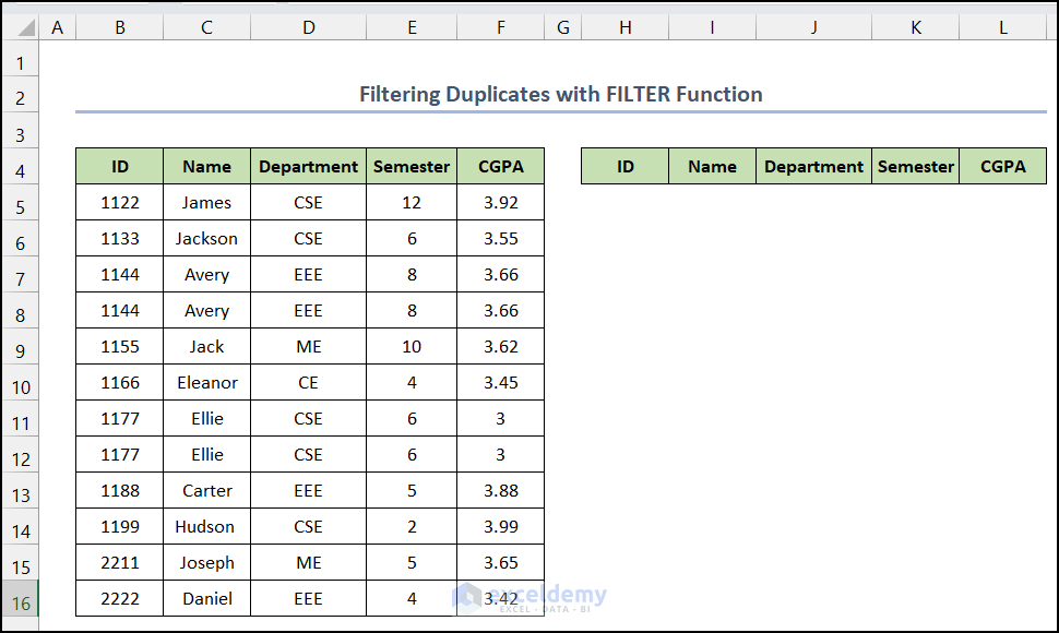 How to Use FILTER Function in Excel?
