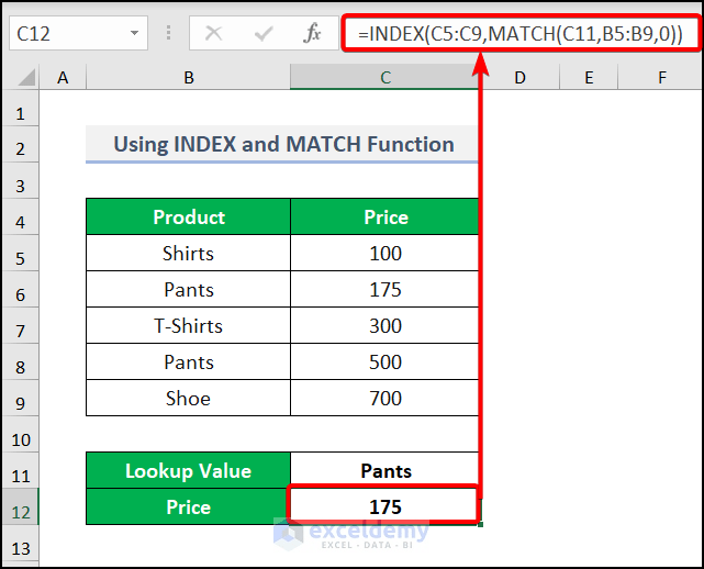 How to Use MATCH Function in Excel?