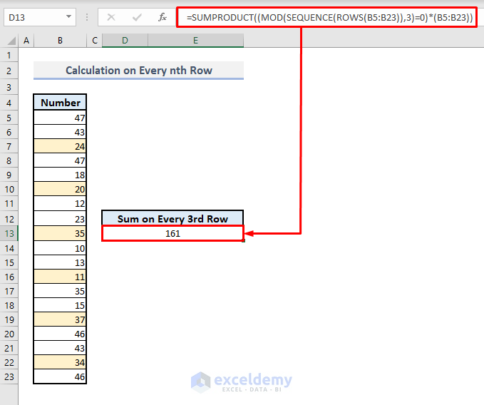 How to Use the MOD Function in Excel (9 Examples) ExcelDemy