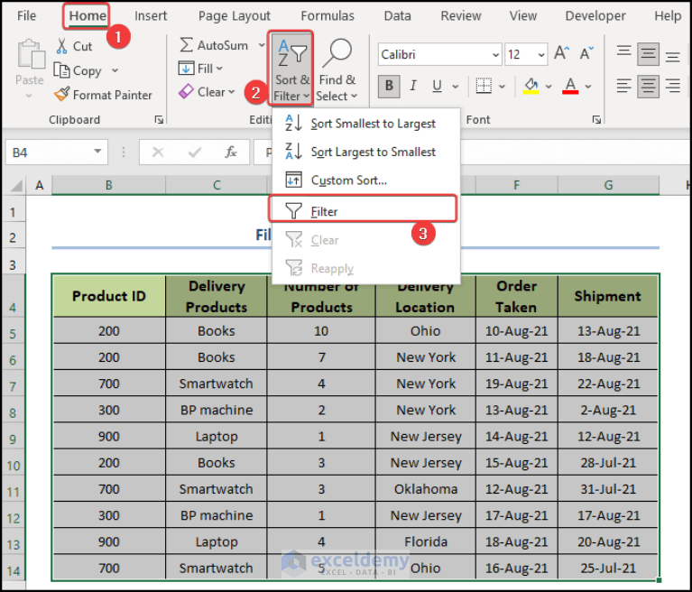 How to Filter Multiple Columns Independently in Excel ExcelDemy