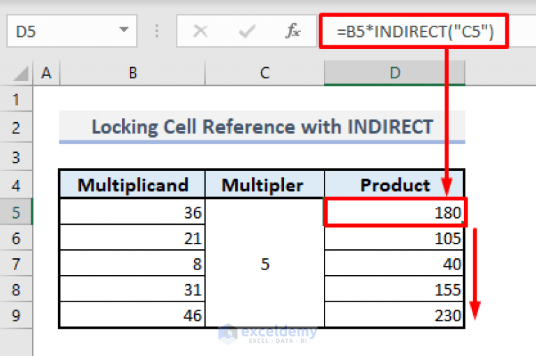 How to Use INDIRECT Function in Excel (12 Suitable Instances)