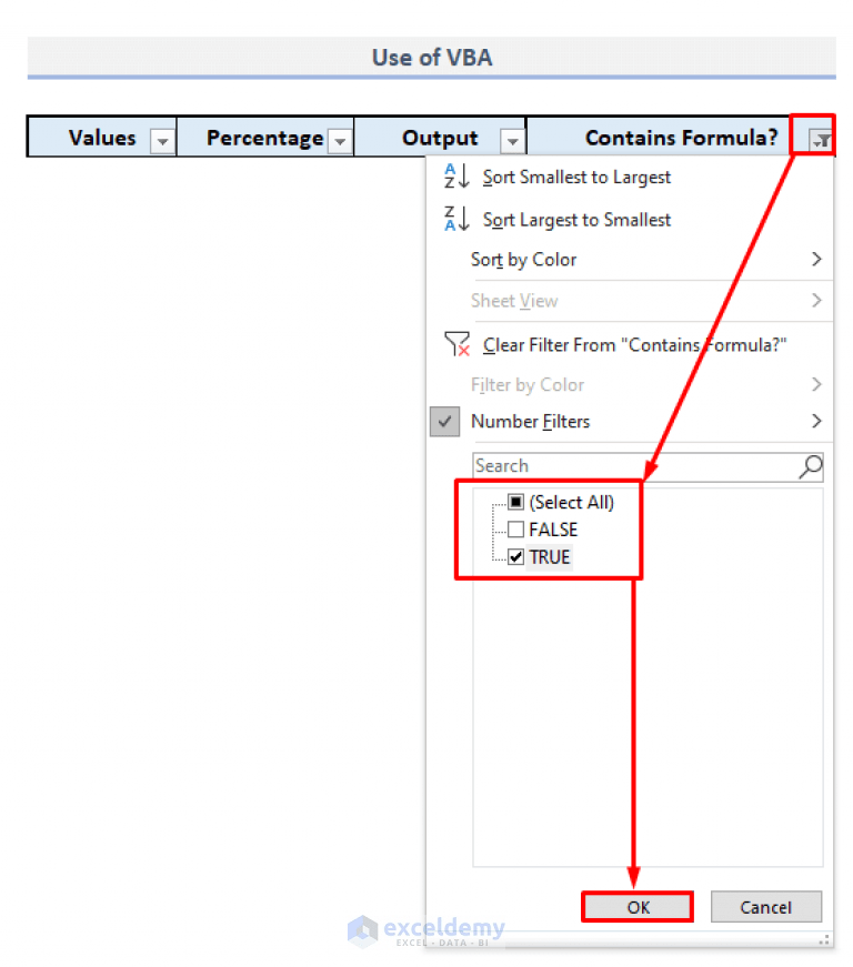 How to Filter Cells with Formulas in Excel (2 Ways) ExcelDemy