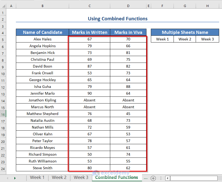 How to Use VLOOKUP Formula in Excel with Multiple Sheets