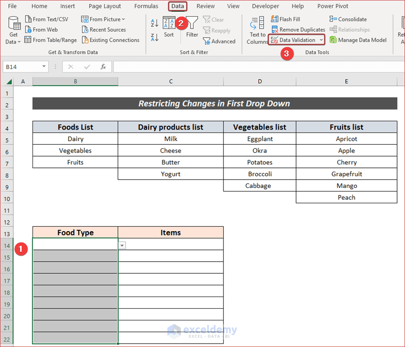 How to Populate a List Based on Cell Value in Excel