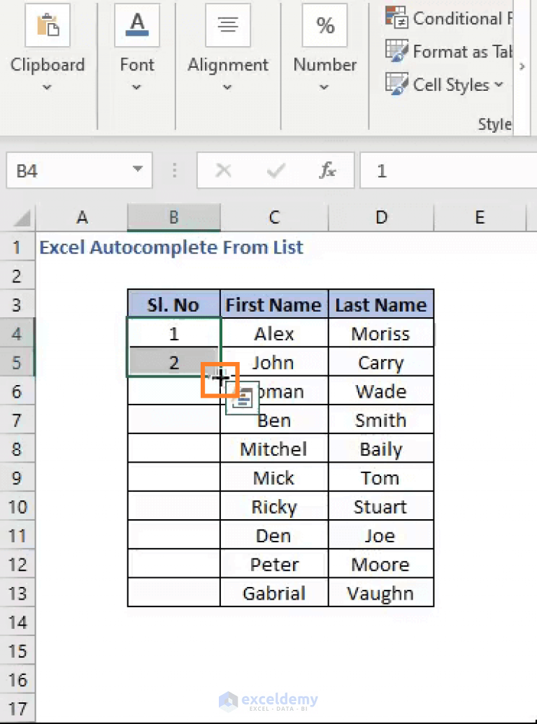 How to Cells or Columns From List in Excel ExcelDemy